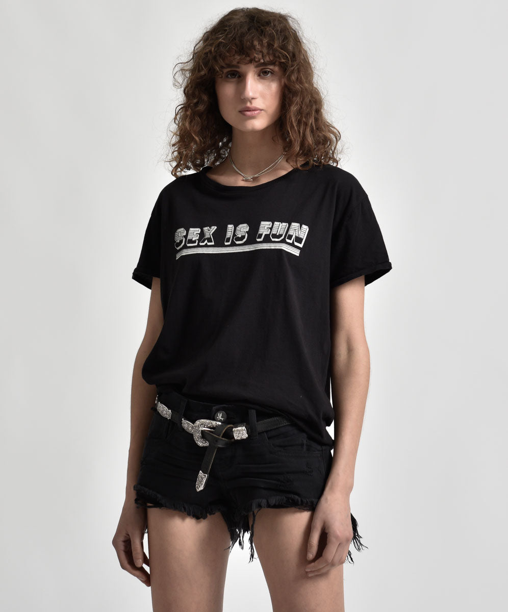 SEX IS FUN TEE BLACK