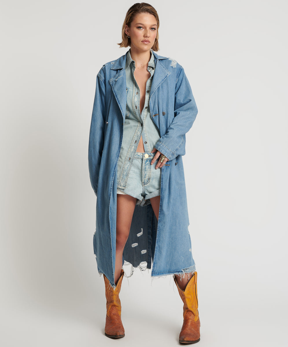 売上げNo.1 Knuth Marf 3way denim trench coat - ジャケット/アウター