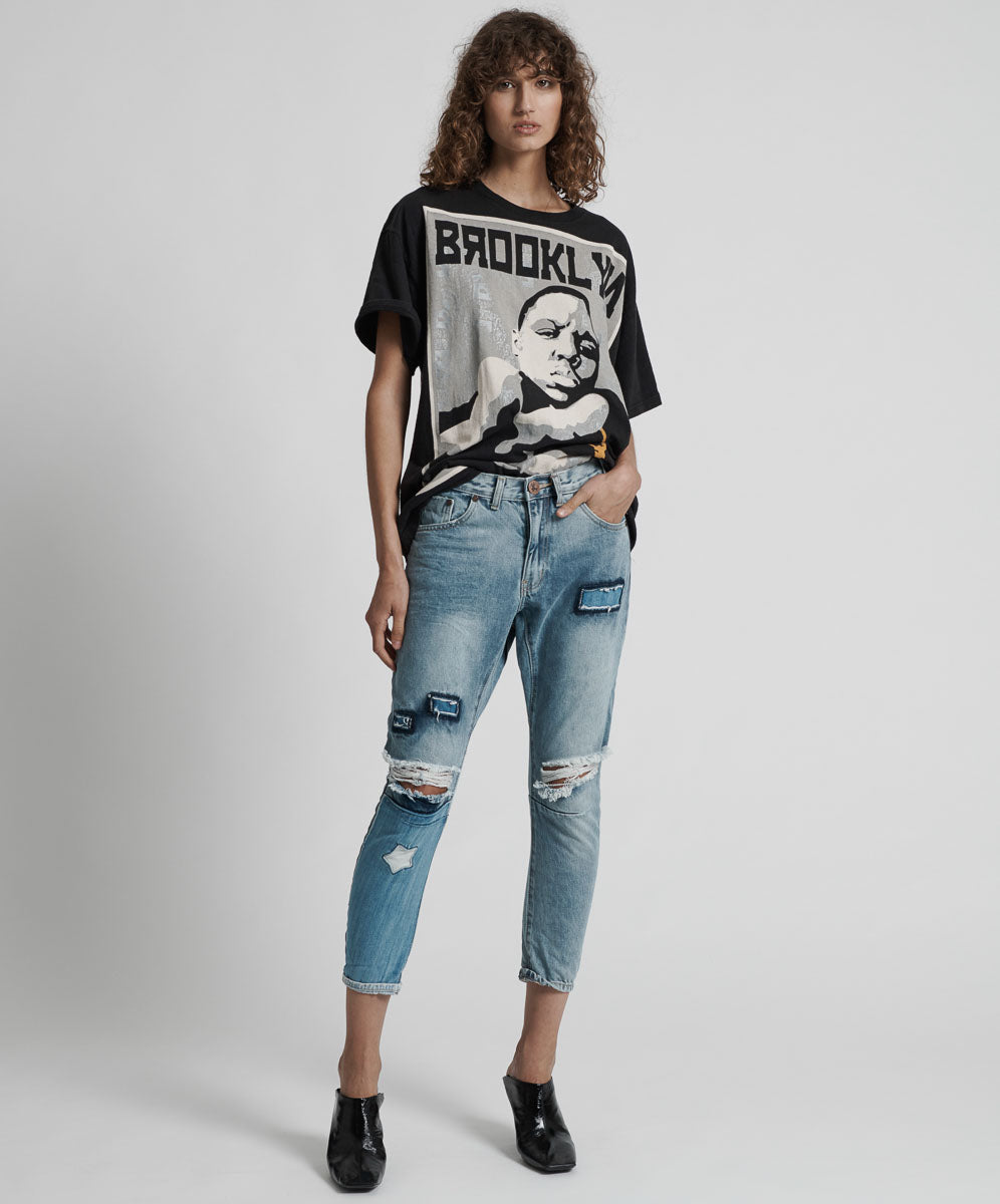 St Marine Saints Boyfriend Jeans | One Teaspoon USA