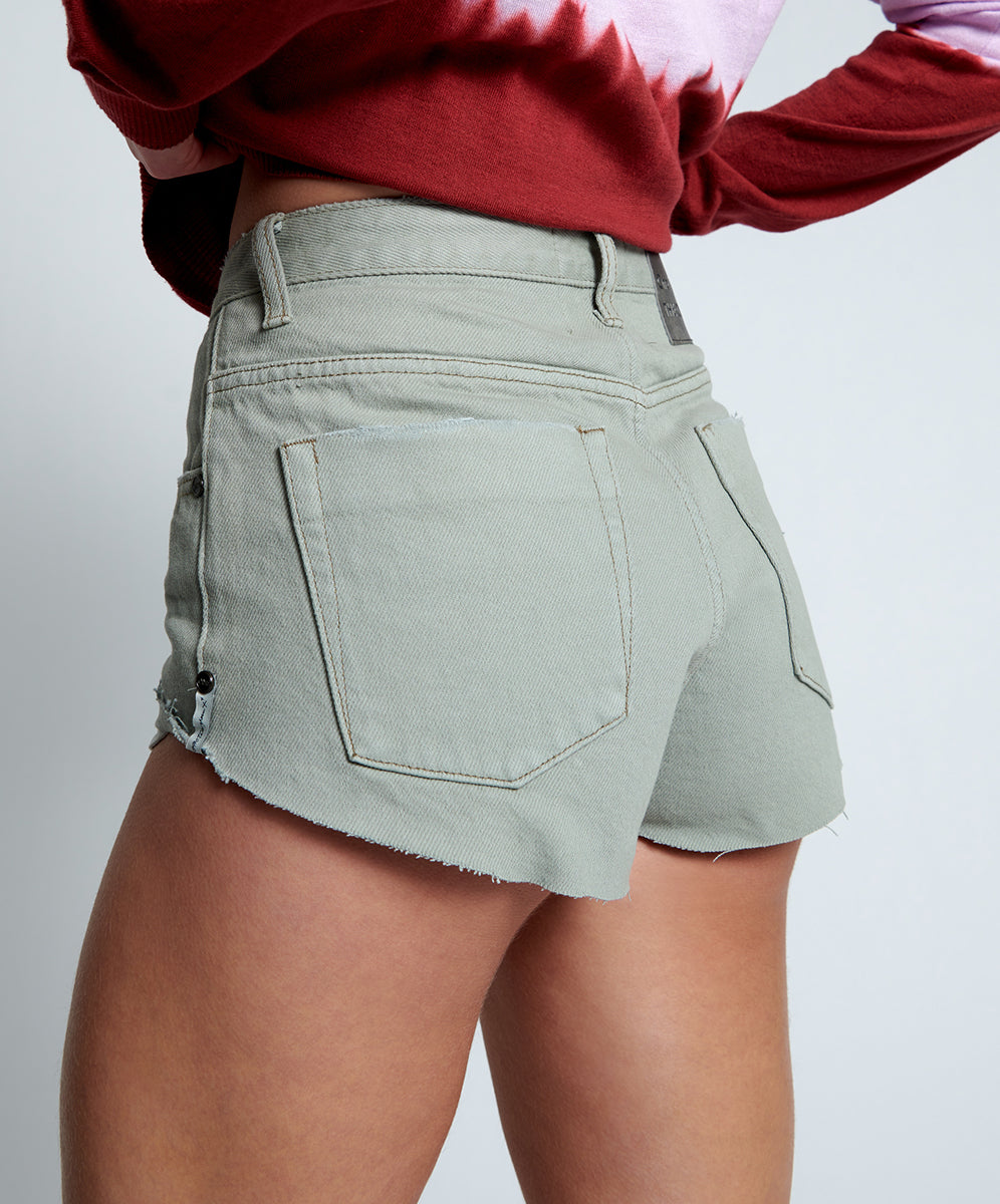 High waisted shorts not denim hotsell