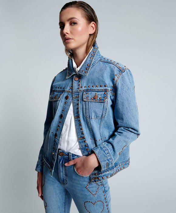 ONETEASPOON shops DENIM TRUCKER JACKET