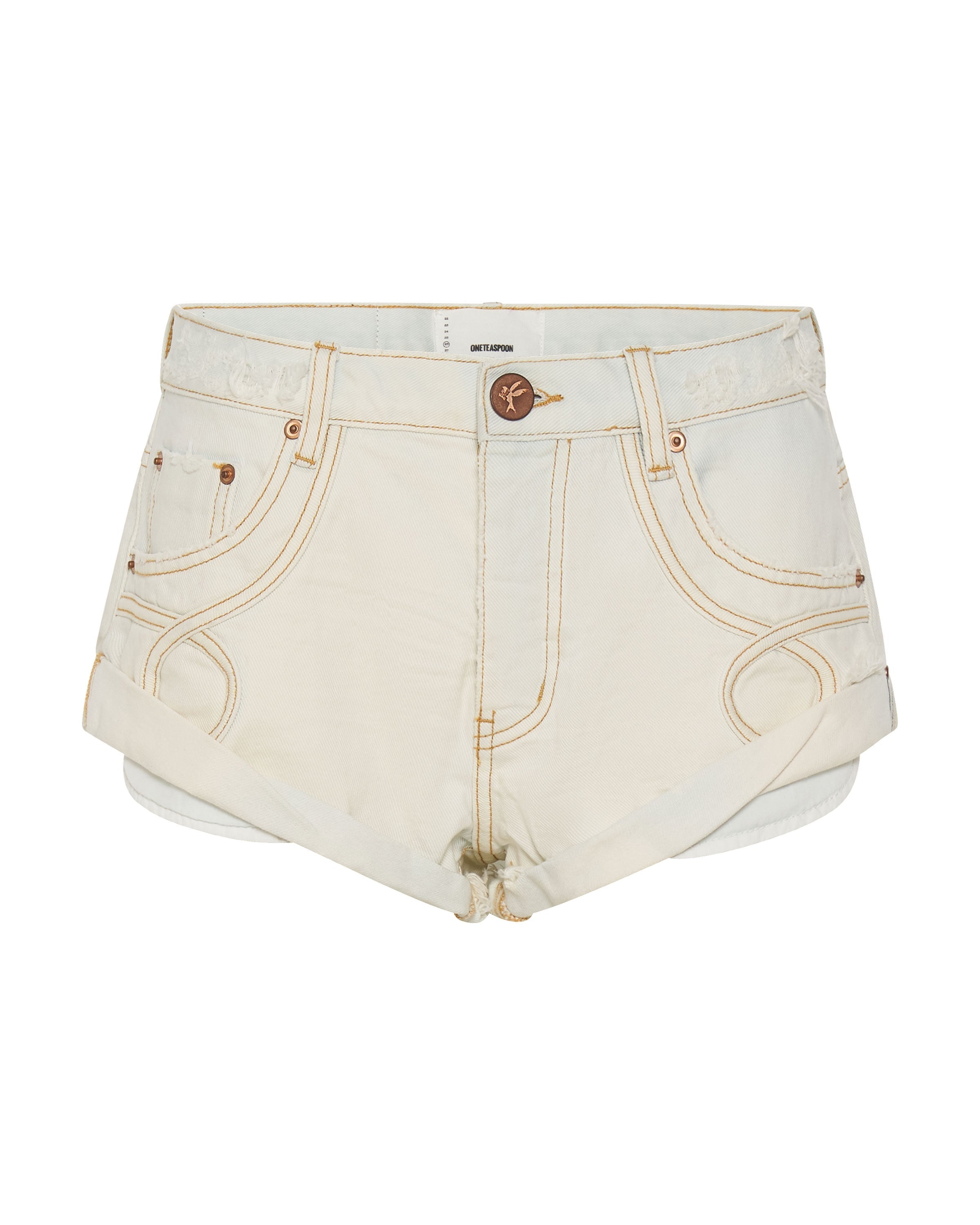 One teaspoon white shorts online