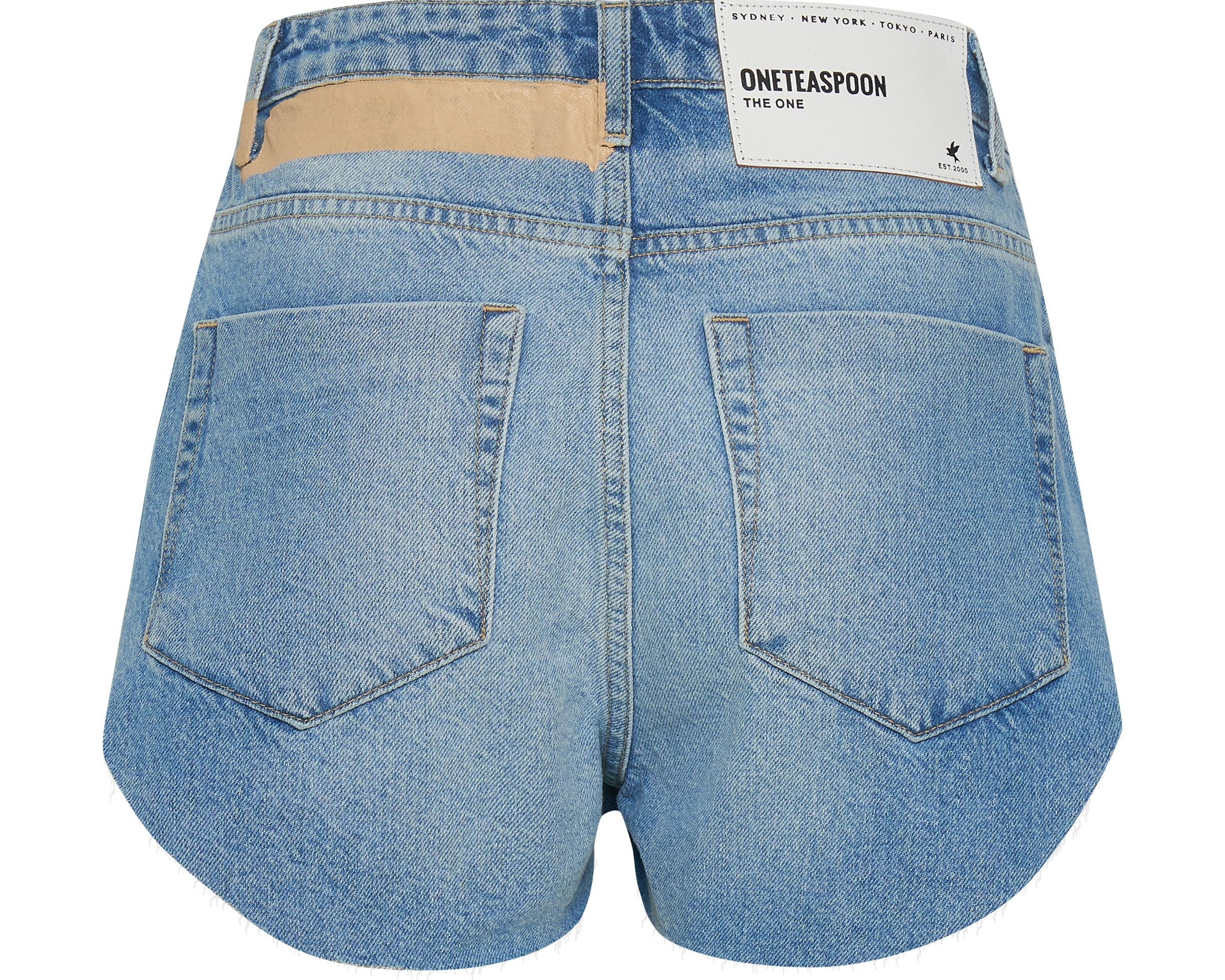 Women's Cut Off Low Rise Cheeky Mini Denim Shorts Thong Jean