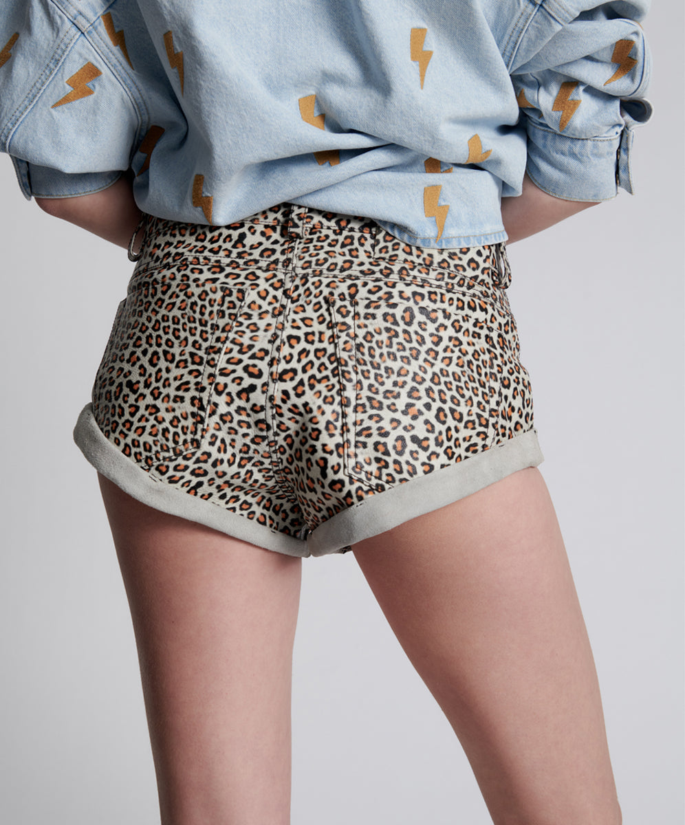 Monnalisa leopard-print shorts - Pink