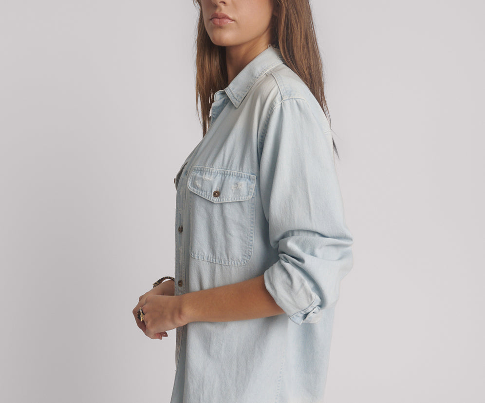 Everyday Chambray Denim Shirt - Classic