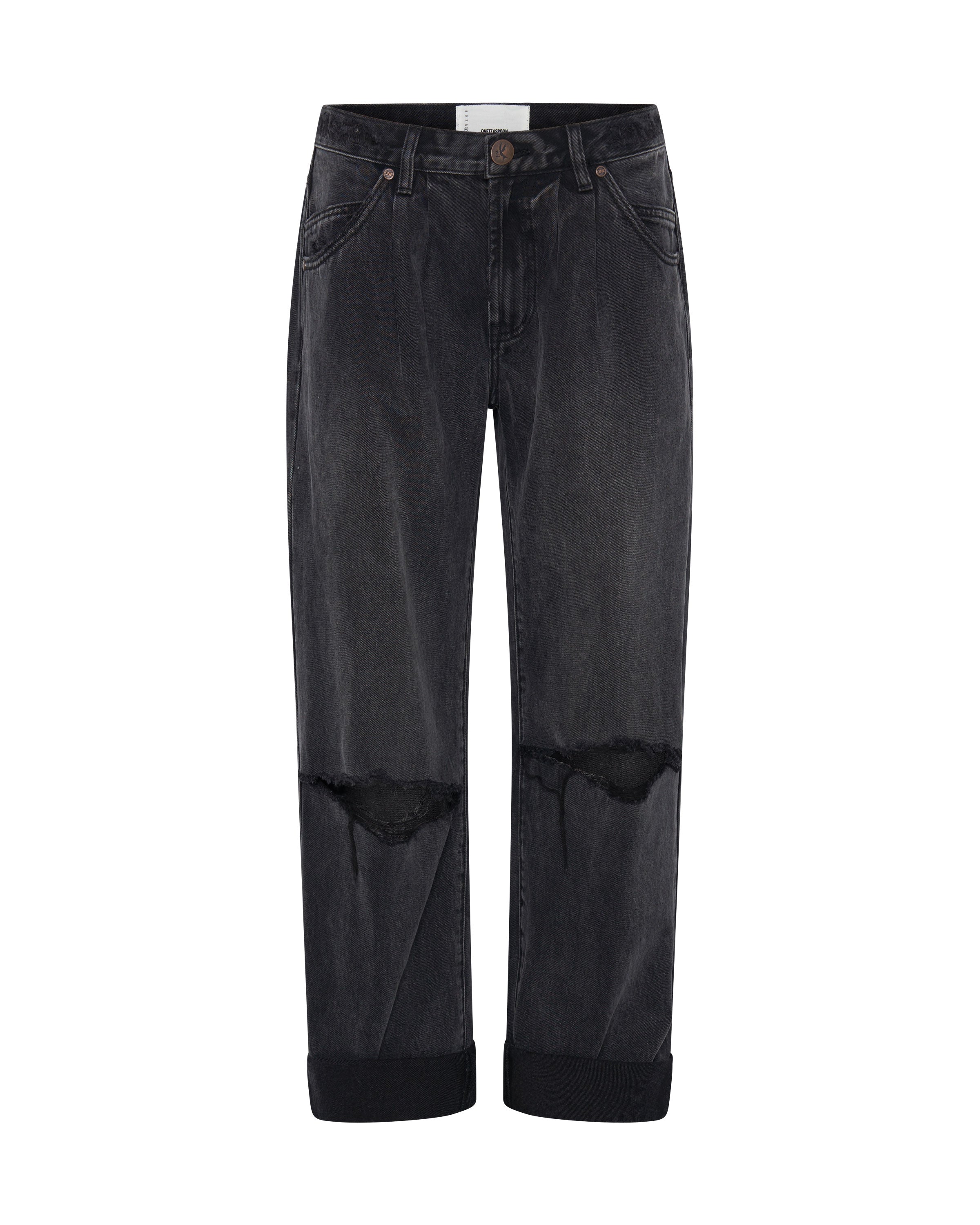 One Teaspoon Smiths Trouser Jeans 2024 in Faded Black