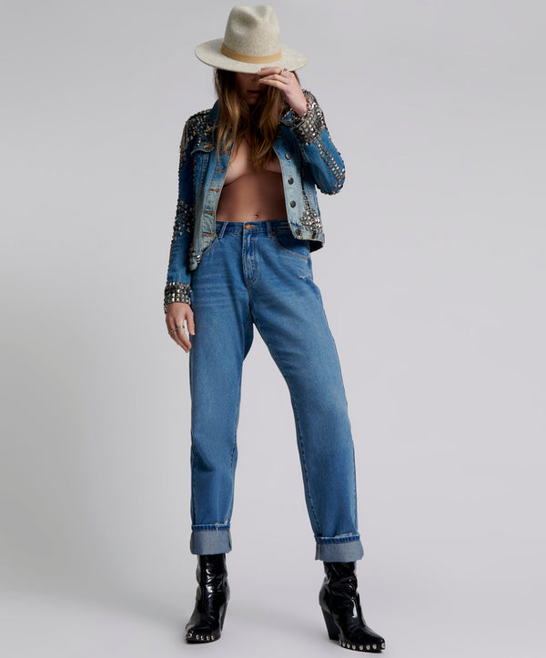 1982S High Waist Balloon Denim Jeans - Pacifica