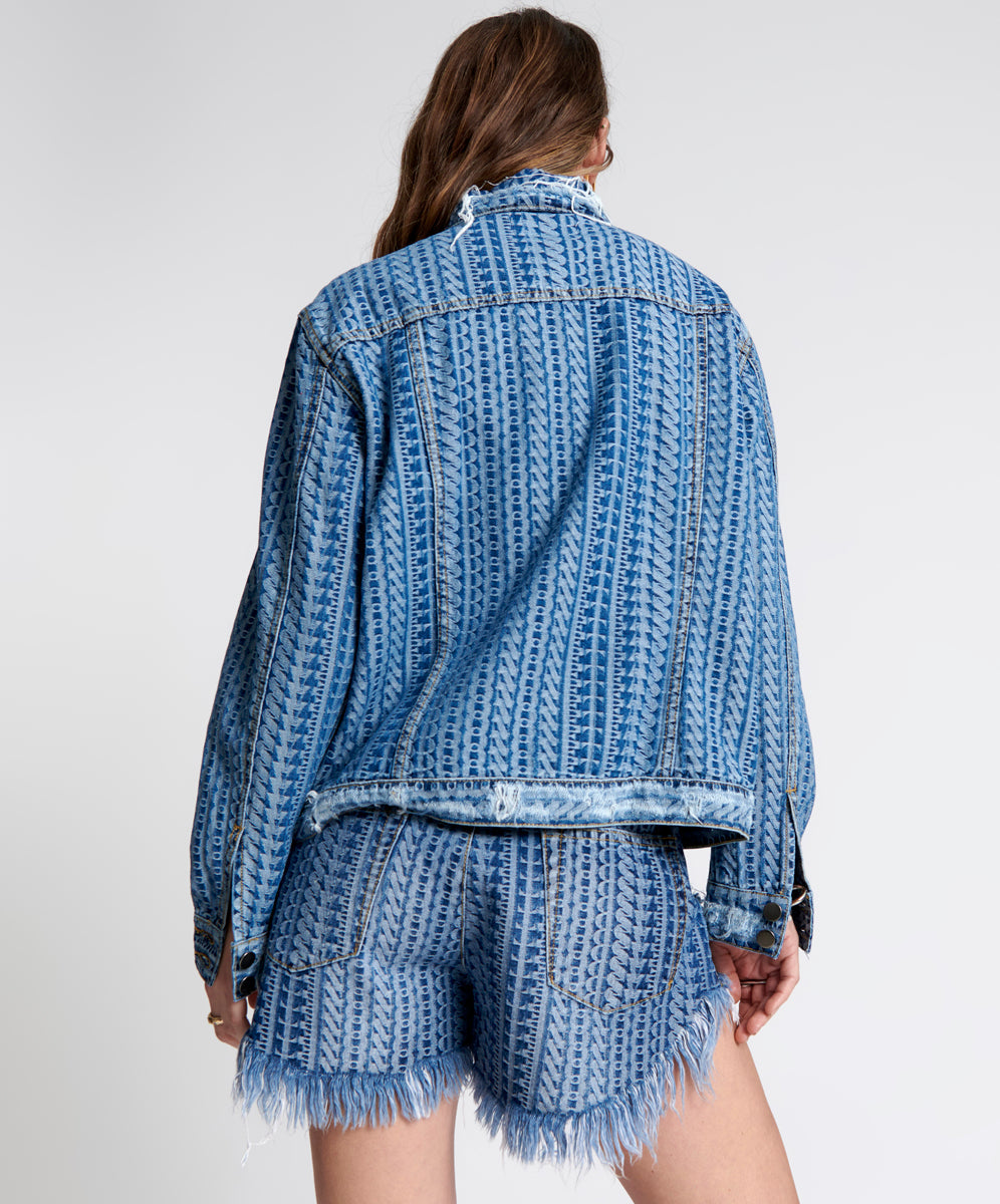 ONETEASPOON shops DENIM TRUCKER JACKET