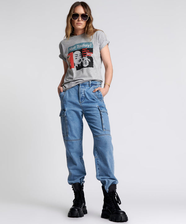 Cargo Motion Denim Jeans - Berlin Blue