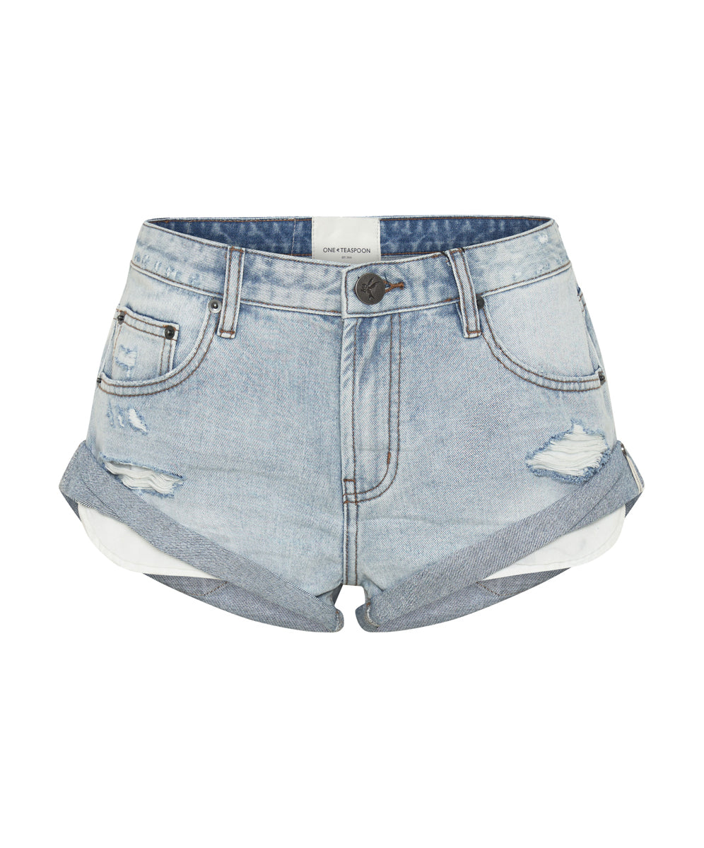 One hot Teaspoon Distressed Jean Shorts 27