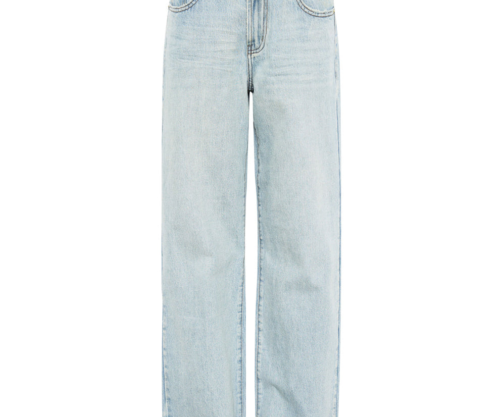 Fashion (Denim Medium Blue)SEMIR Jeans Women Asymmetric Wide-Leg
