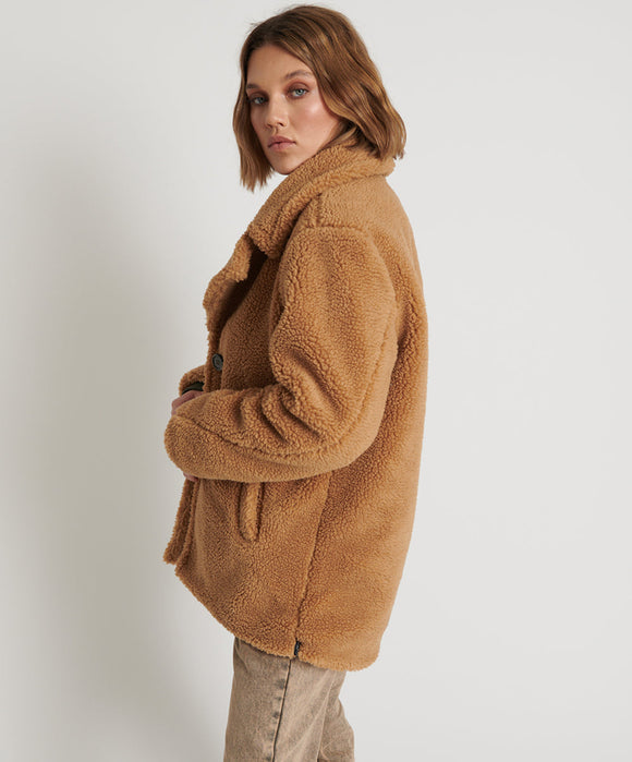 Tan popular Teddy Coat - Sz 10