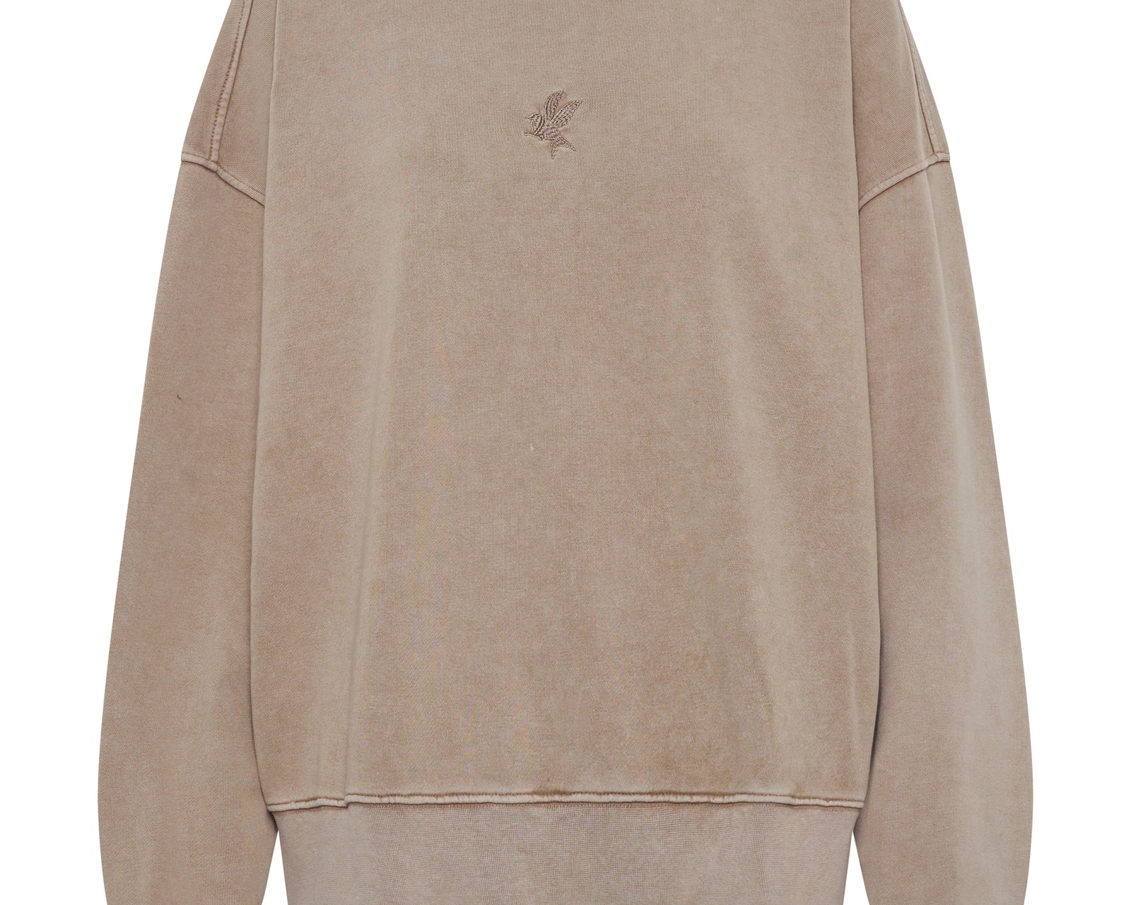 Bower Bird Retro Crew Sweater - Sand