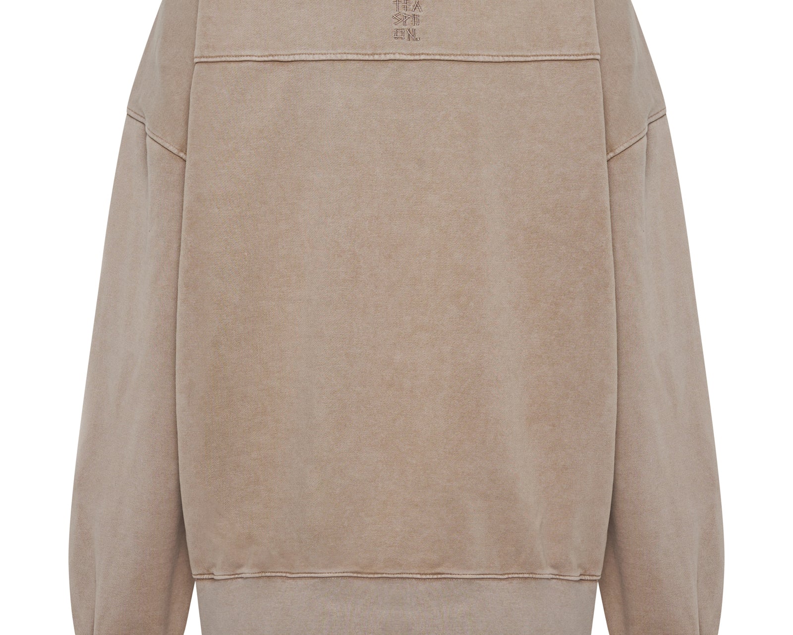 Bower Bird Retro Crew Sweater - Sand