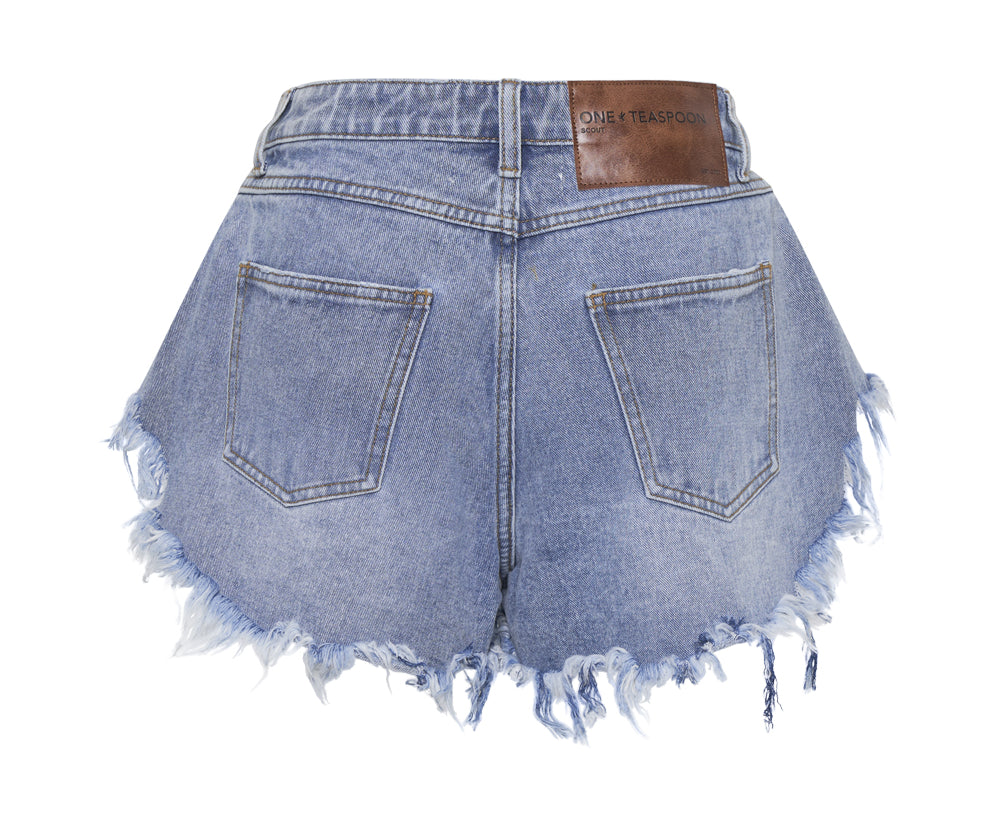 WORN BLUE SCOUT FLIPPY SHORT