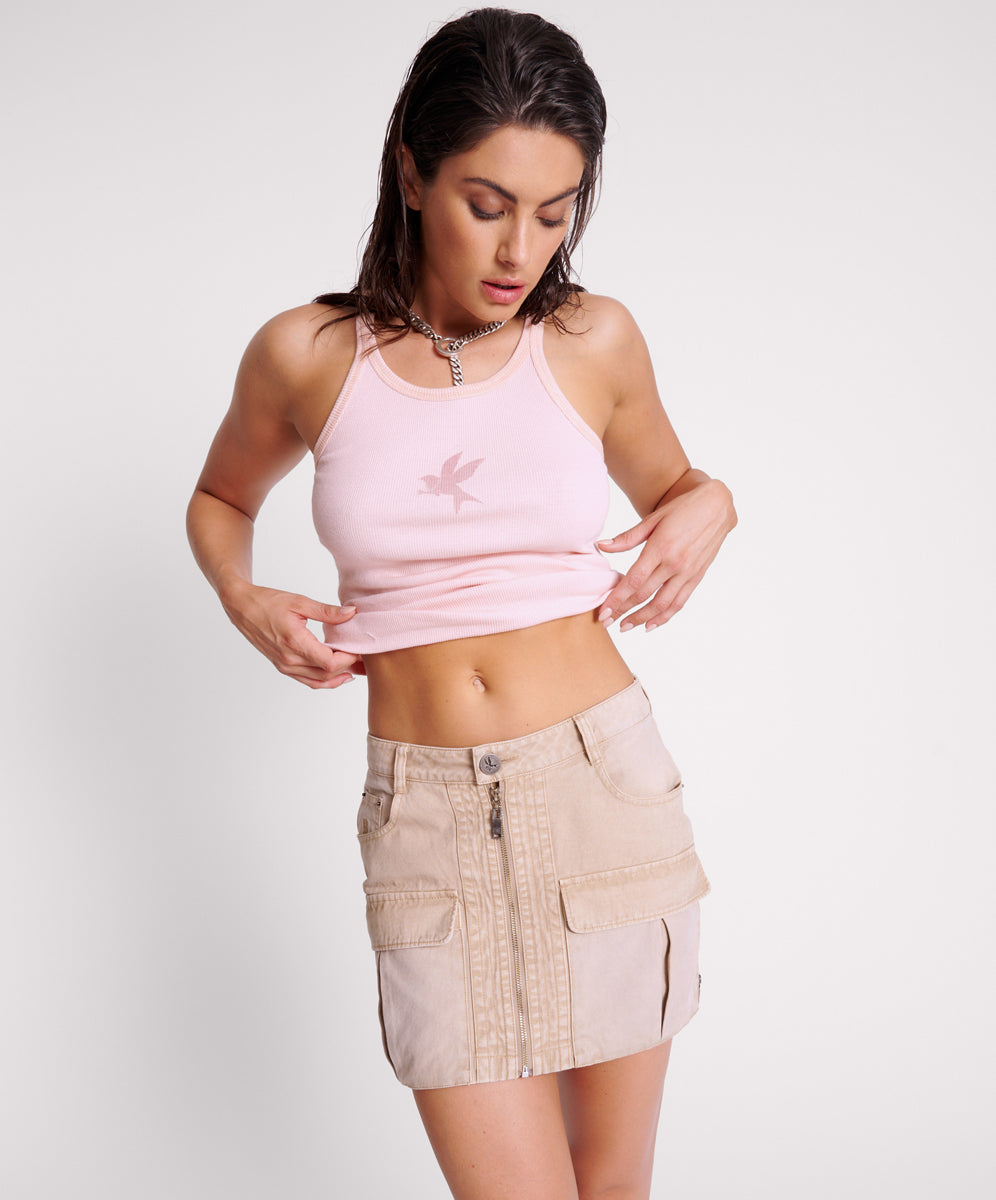 Zip tight outlet skirt