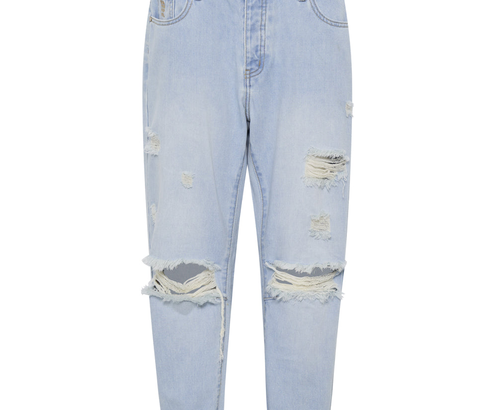 SKYBLUE SAINTS BOYFRIEND JEANS