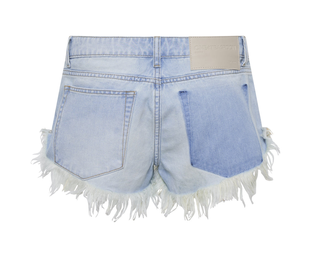 SKYBLUE DUKES LOW WAIST DENIM SHORT