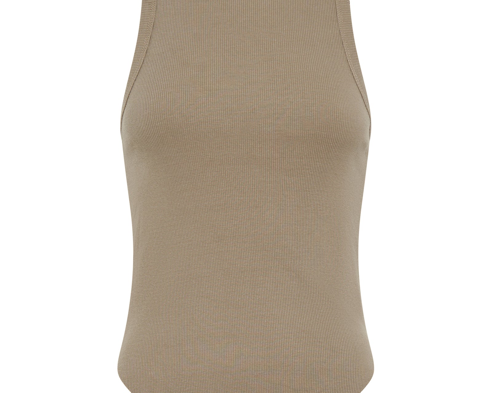 Distressed Ramone Rib Tank - Sand