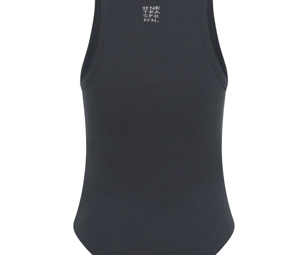 DISTRESSED RAMONE RIB TANK