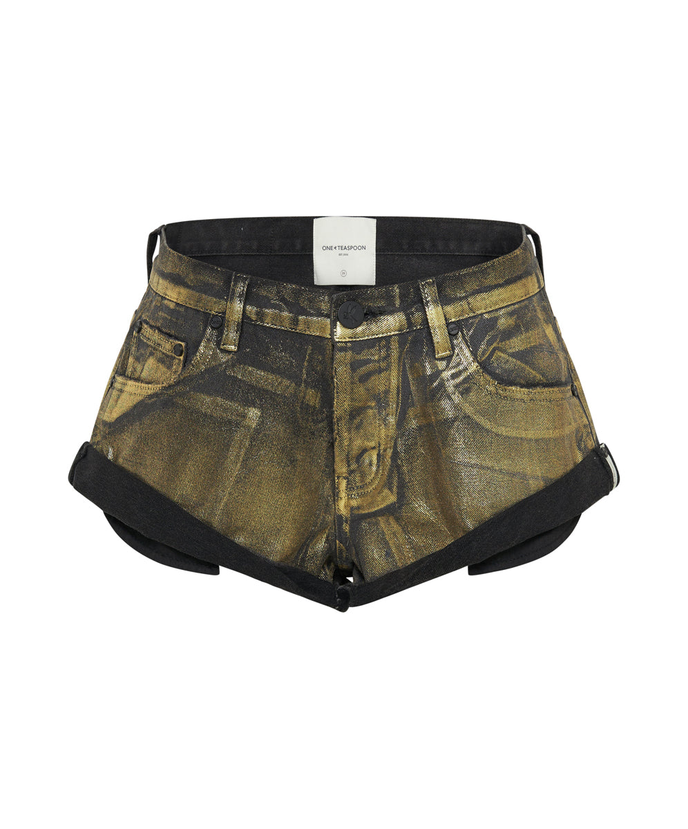 One offers Teaspoon ZZ Waxed Cutoff Shorts