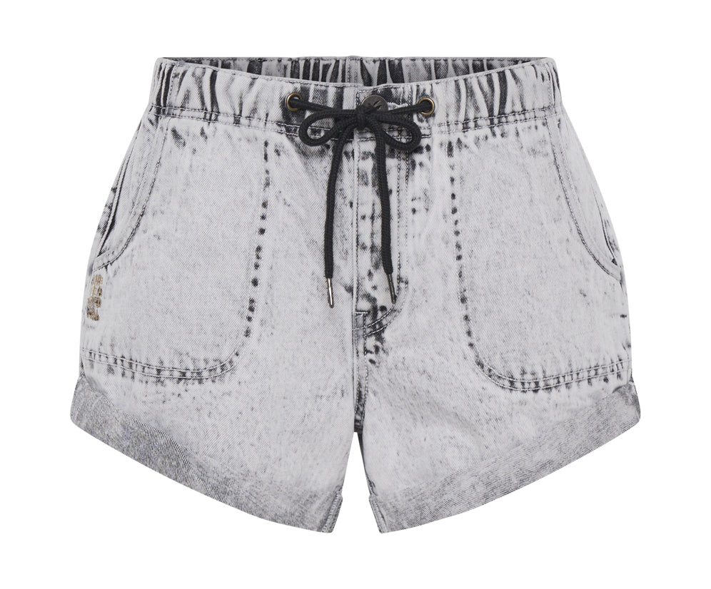 BIANCO SHABBY BANDITS DRAWCORD DENIM SHORTS