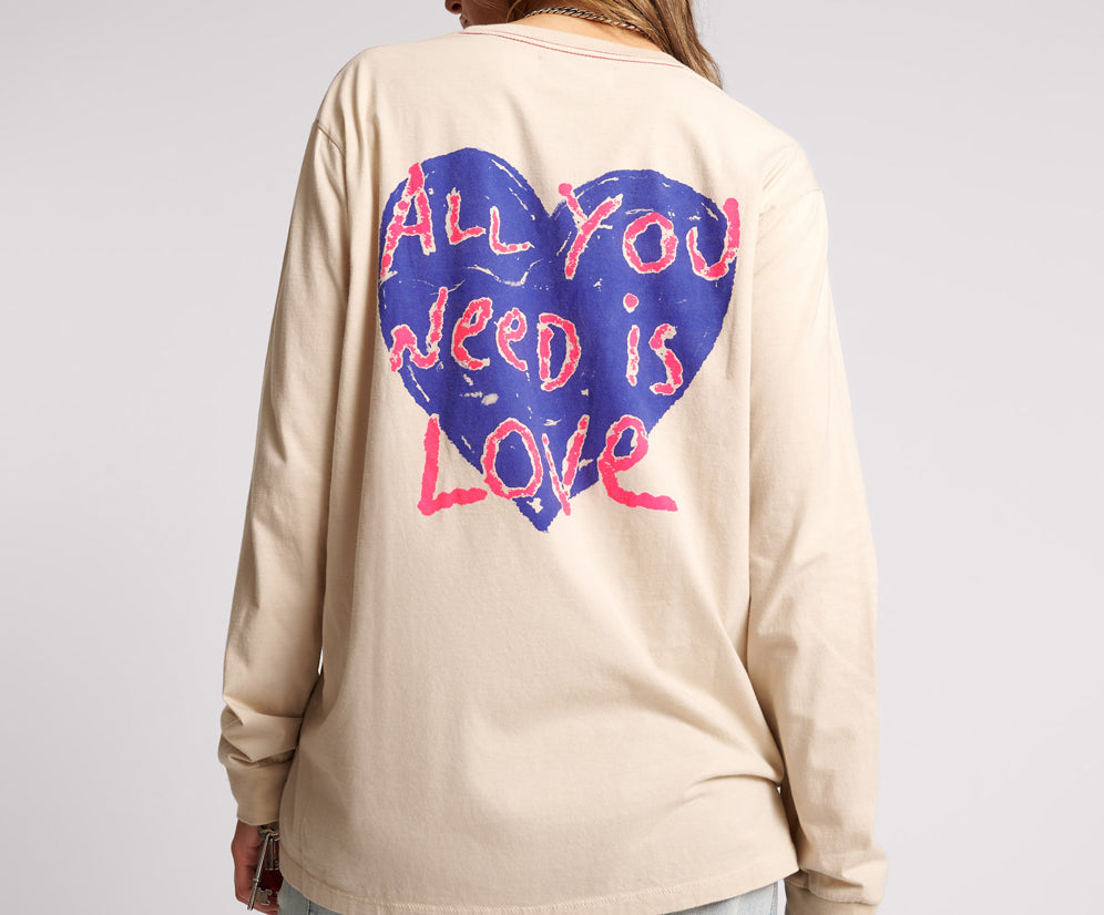 ALL YOU NEED IS LOVE LONGSLEEVE TEE