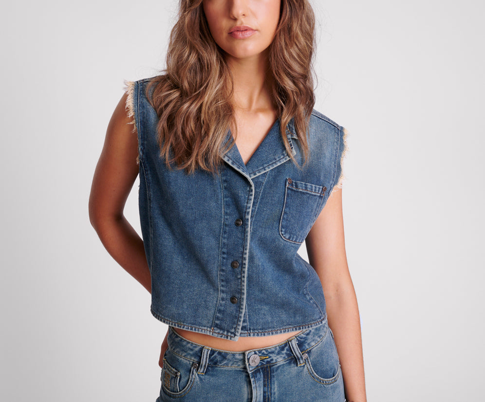 Palisades Denim Top - Memphis Star