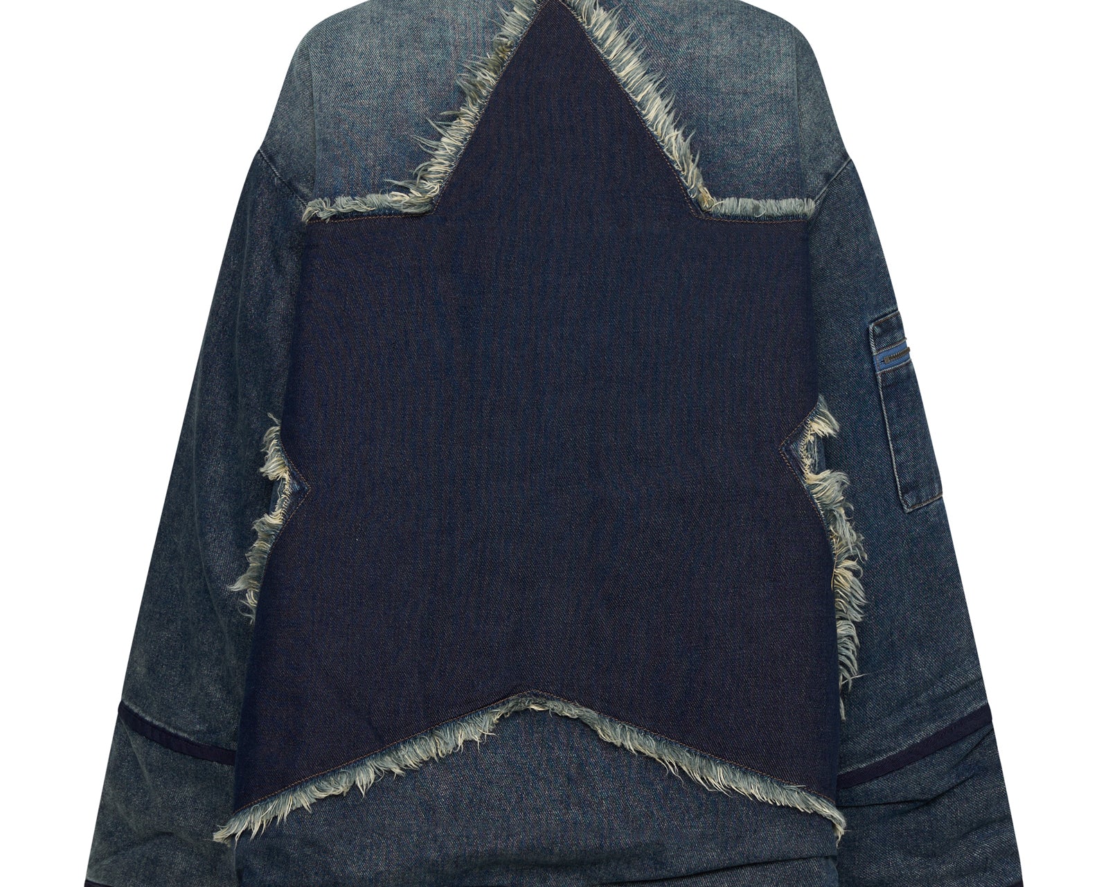 Star Denim Wadded Jacket - Dark Memphis Blue