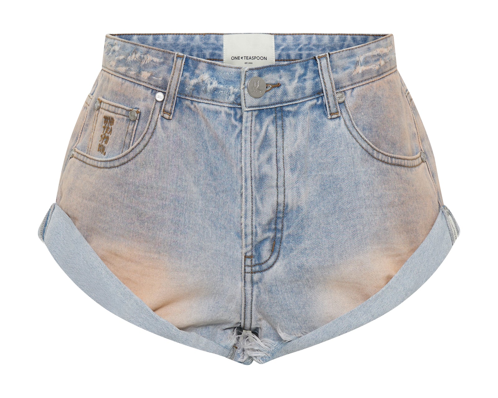 Bandits Low Waist Denim Shorts - Palm Springs