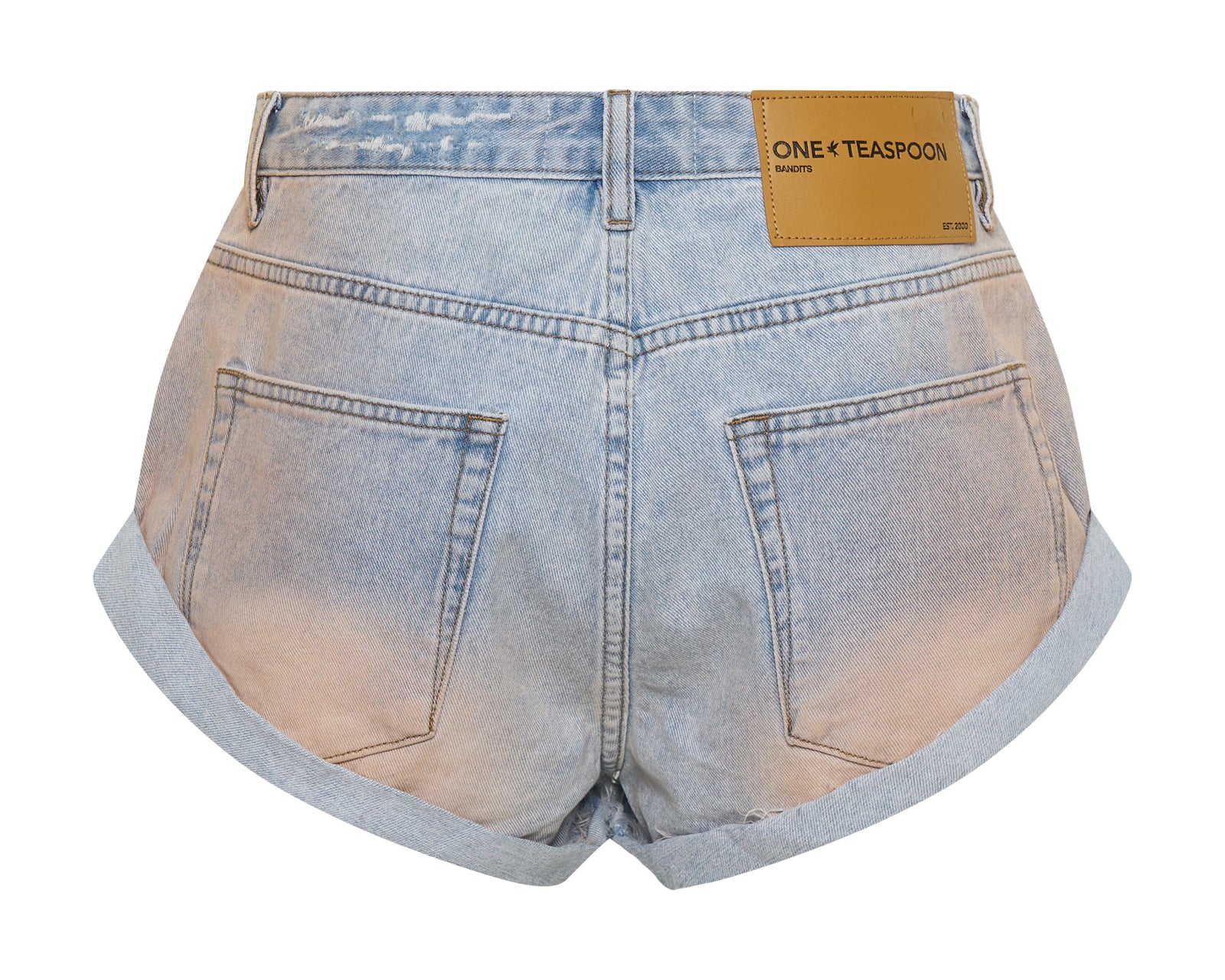 Bandits Low Waist Denim Shorts - Palm Springs