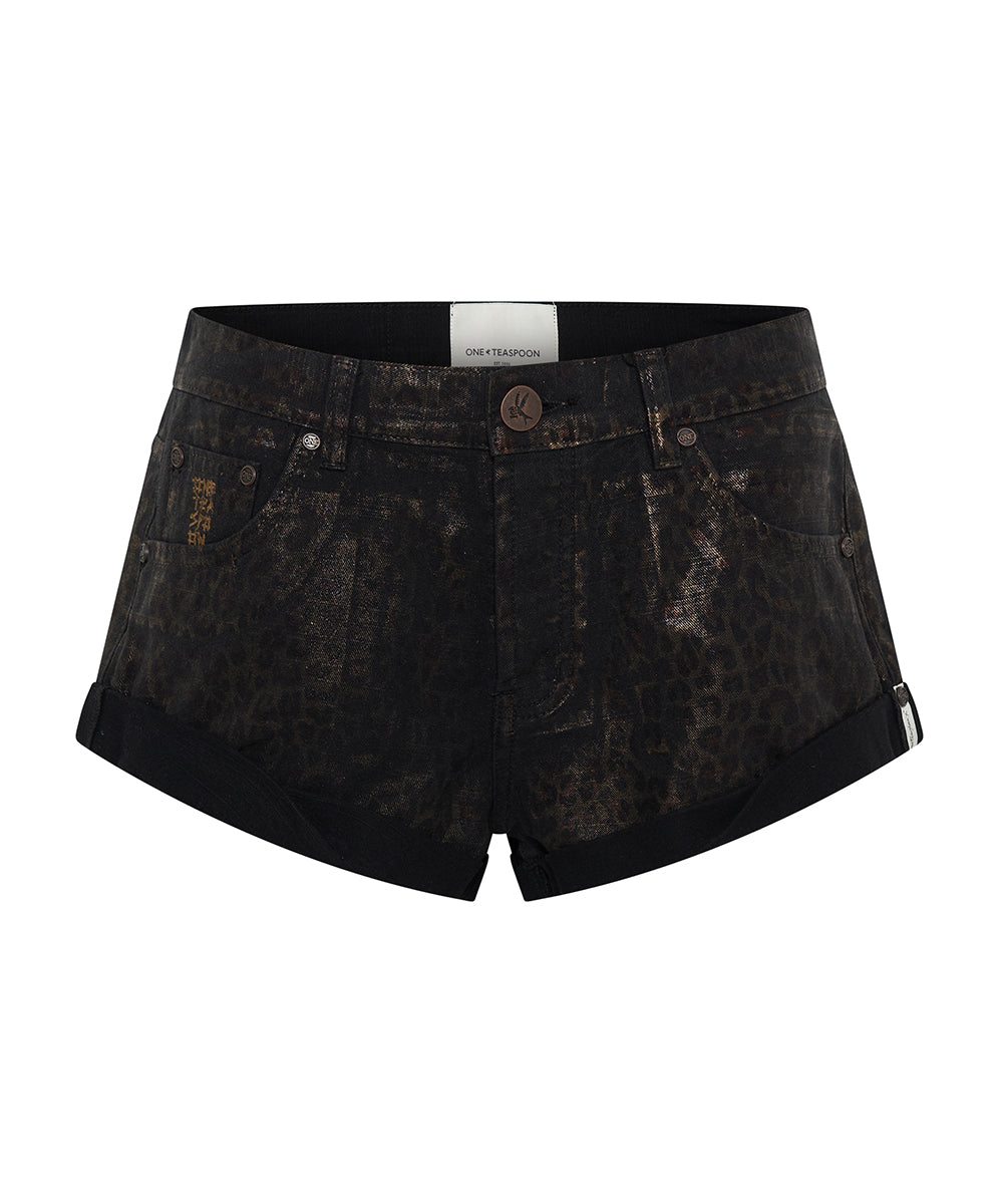 NIGHT ANIMAL BANDITS LOW WAIST DENIM SHORTS