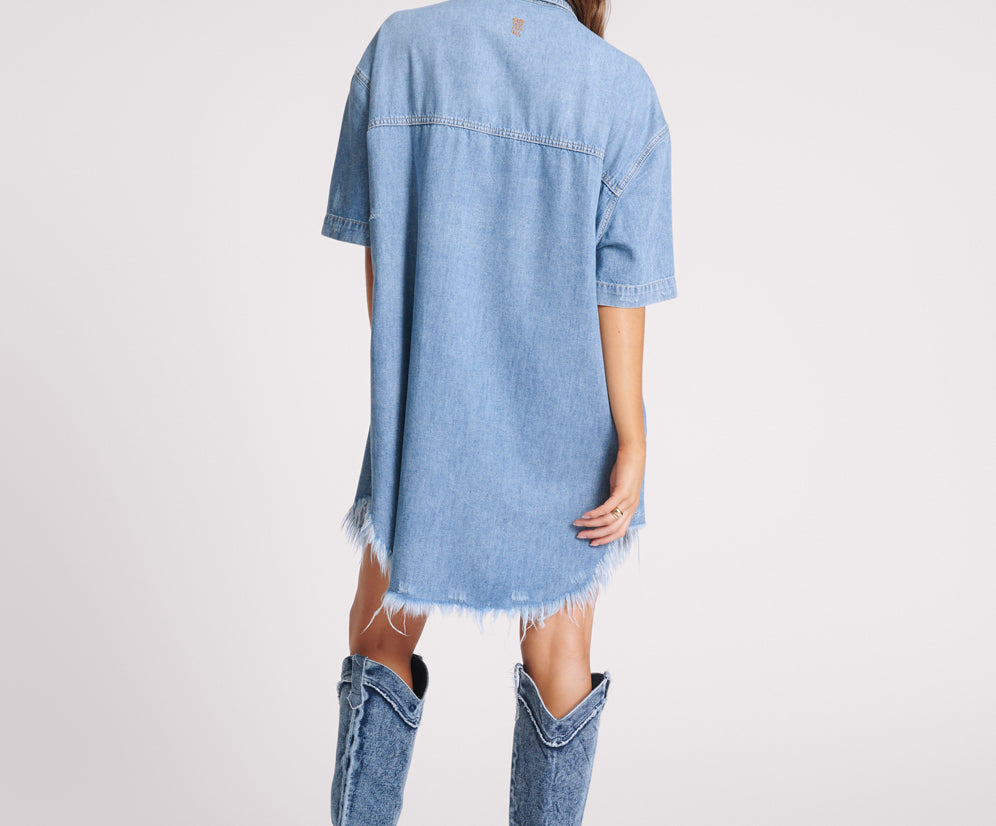 COBAINE PARIS DENIM DRESS