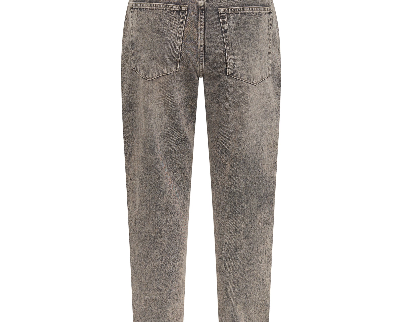 Saints Low Waist Boyfriend Denim Jeans - Dusty Smoke