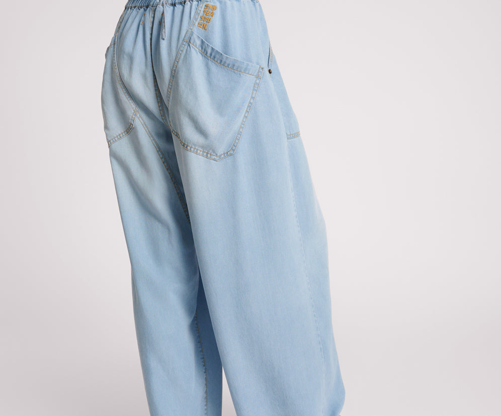 Tencel Parachute Pants - Soft Blue