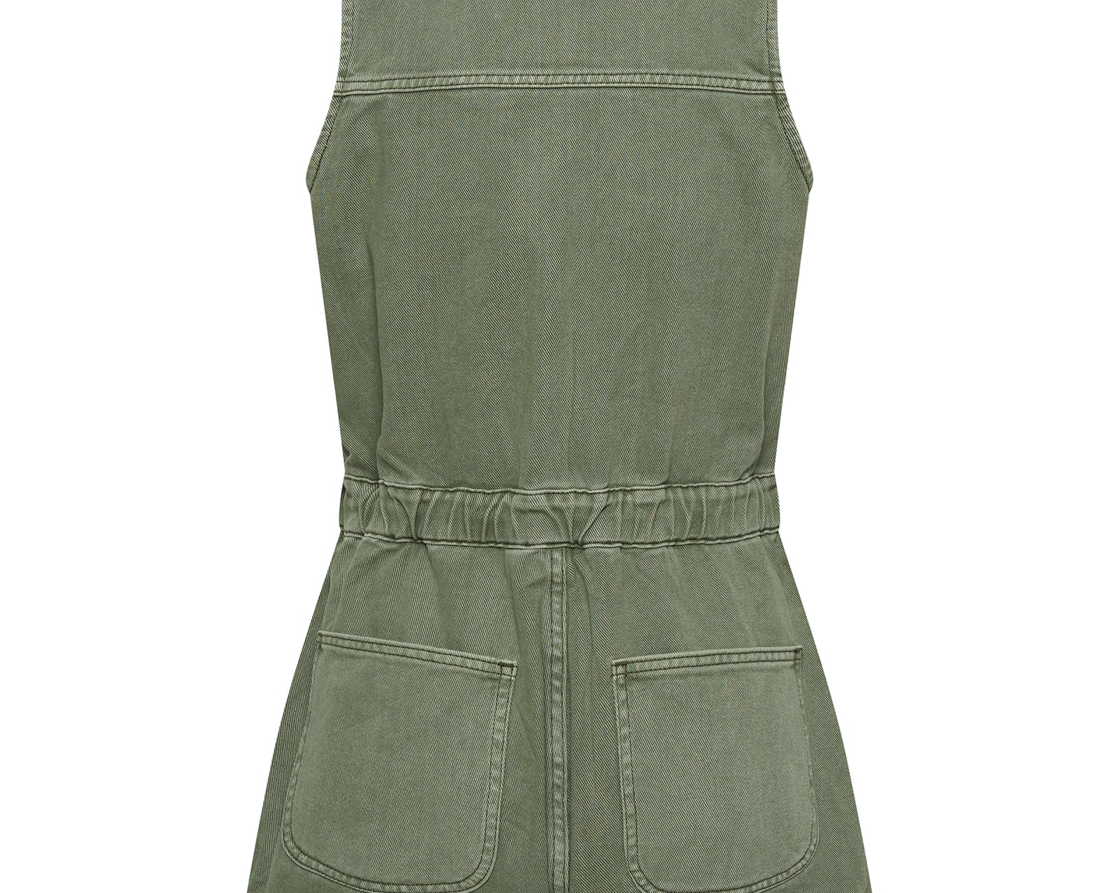 Lilly Sporty Denim Jumpsuit - Super Khaki