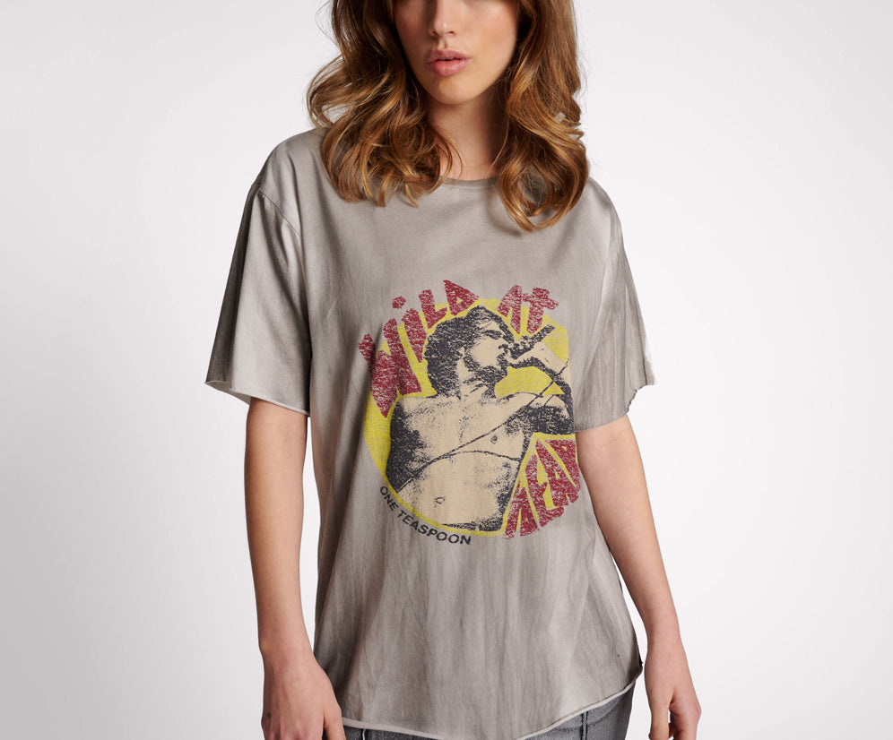 Wild At Heart Boyfriend Tee - Grey