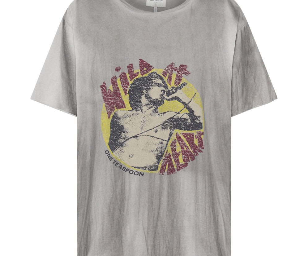 Wild At Heart Boyfriend Tee - Grey