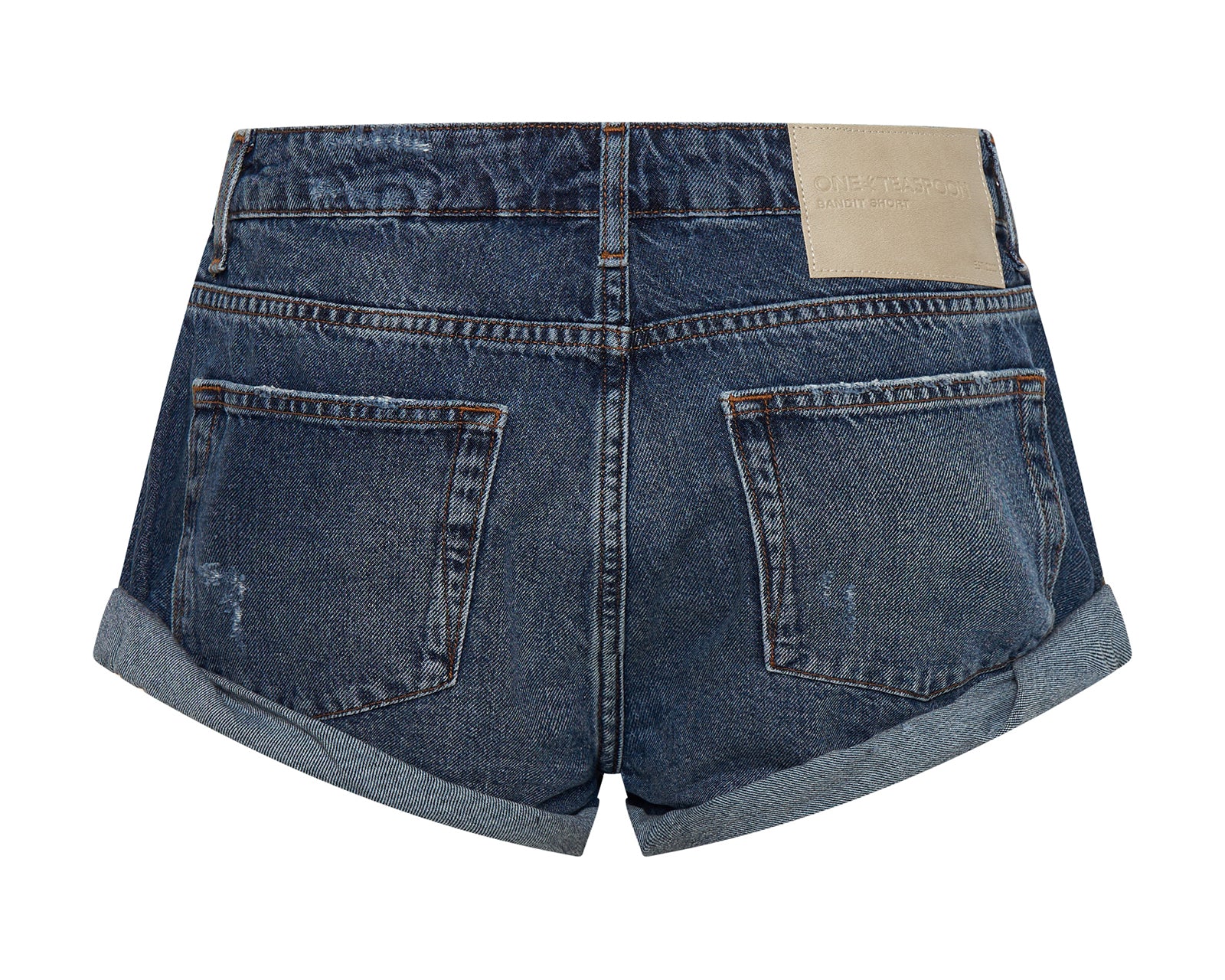 Bandits Low Waist Denim Shorts - Blue Thunder