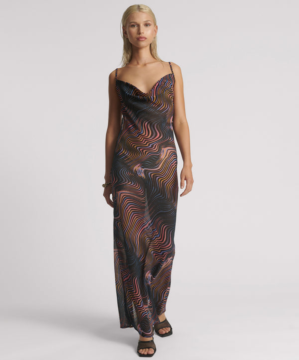 Jagger Long Slip Maxi Dress - Multi