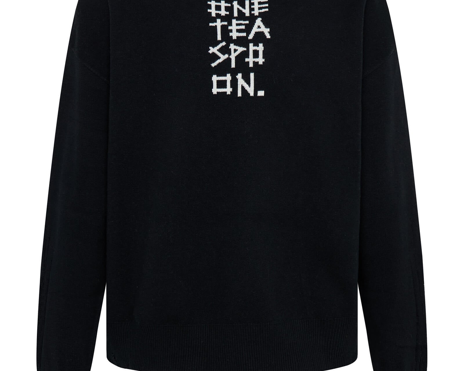 Heart O Steel Knit Jumper - Black