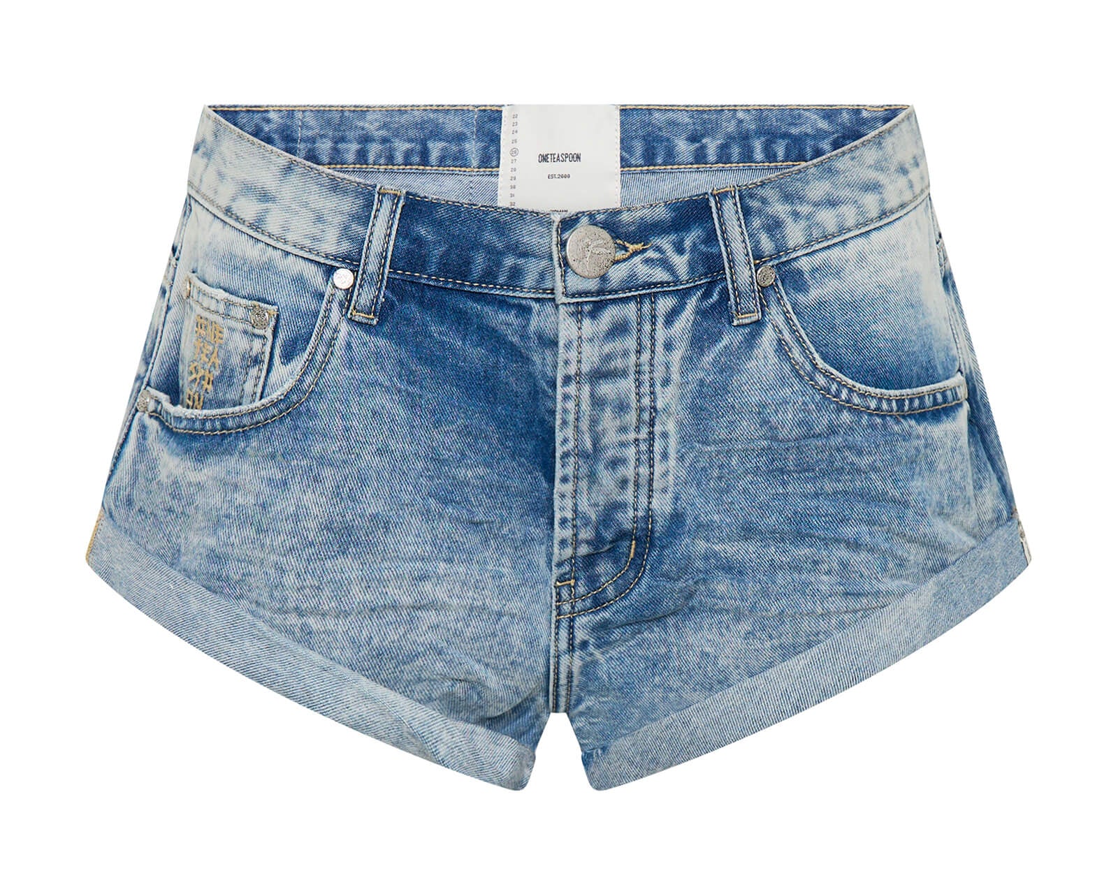 Bandits Low Waist Denim Shorts - Sunset Blue