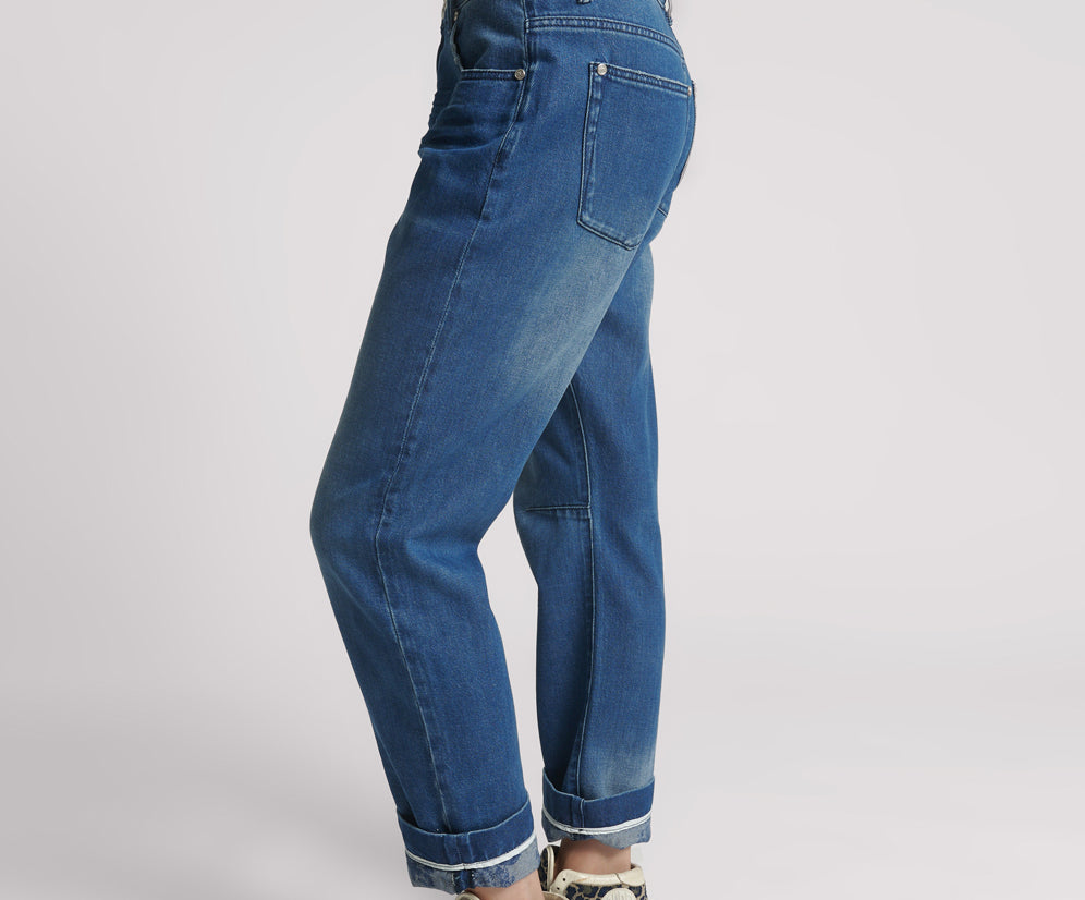 Bandits Low Waist Boyfriend Denim Jeans - Rosewood