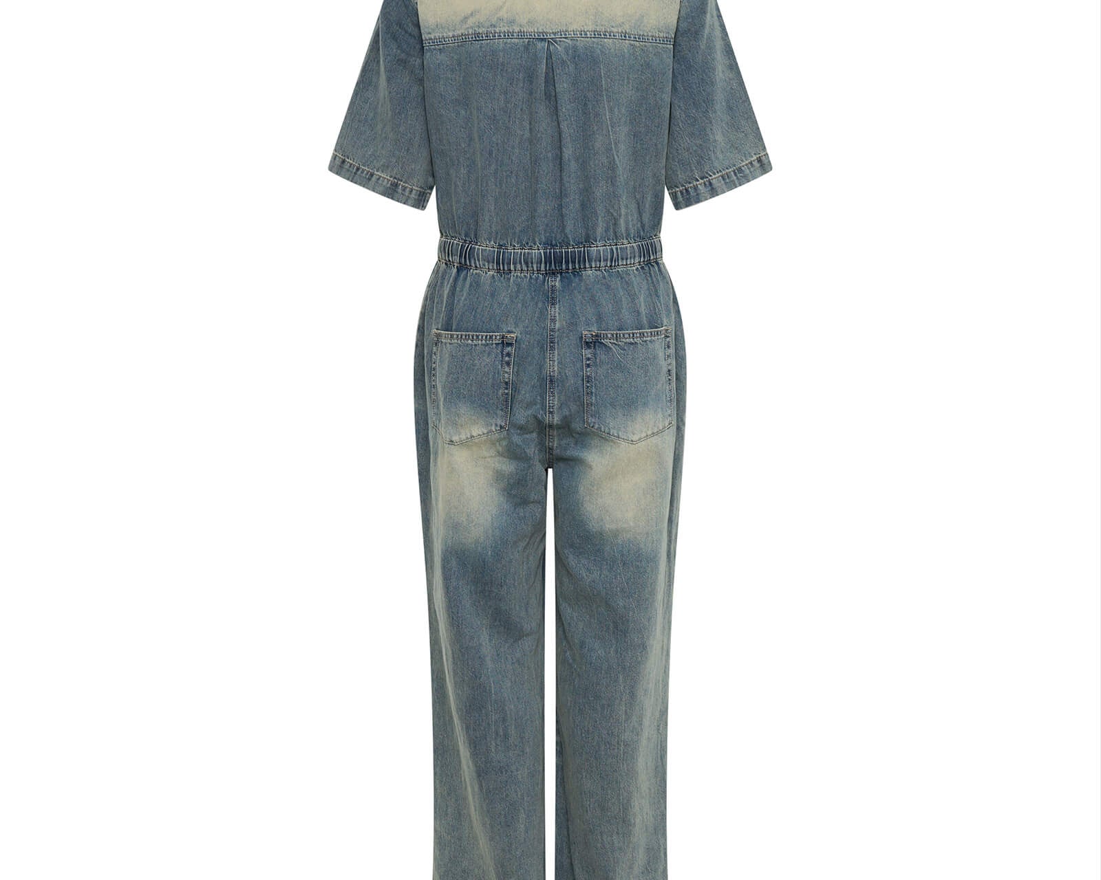 Veronica Denim Jumpsuit - Blue Sand