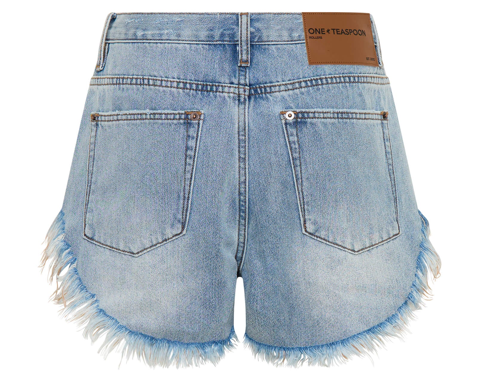 Rollers Low Waist Denim Shorts - Blue Tobacco