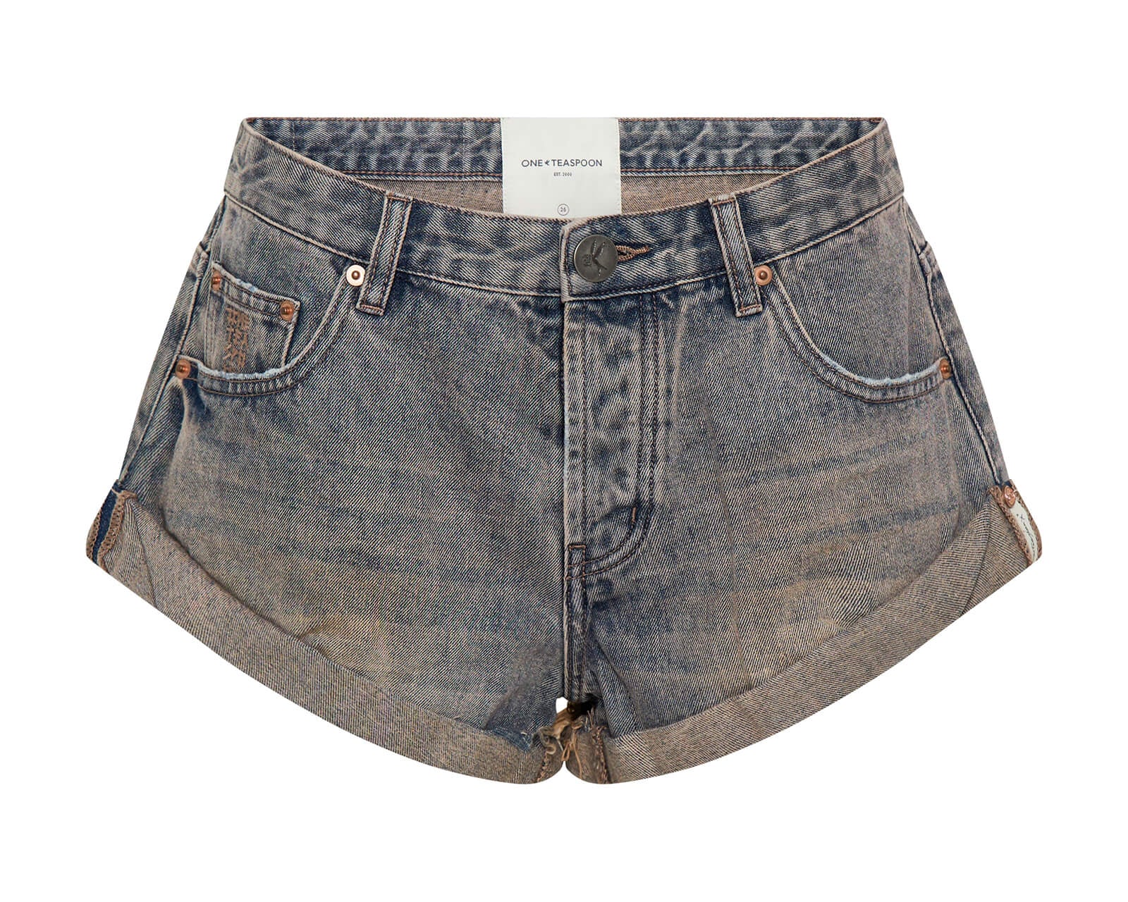 Bandits Low Waist Denim Shorts - Island Blue