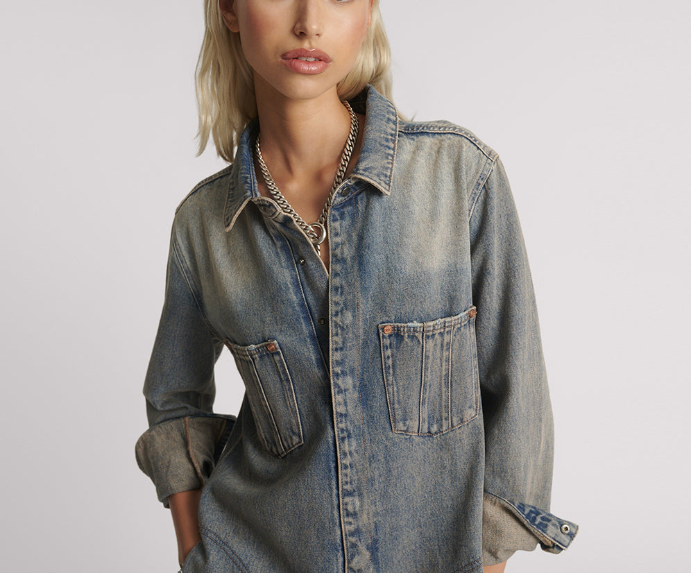 Prophecy Denim Jumpsuit - Island Blue