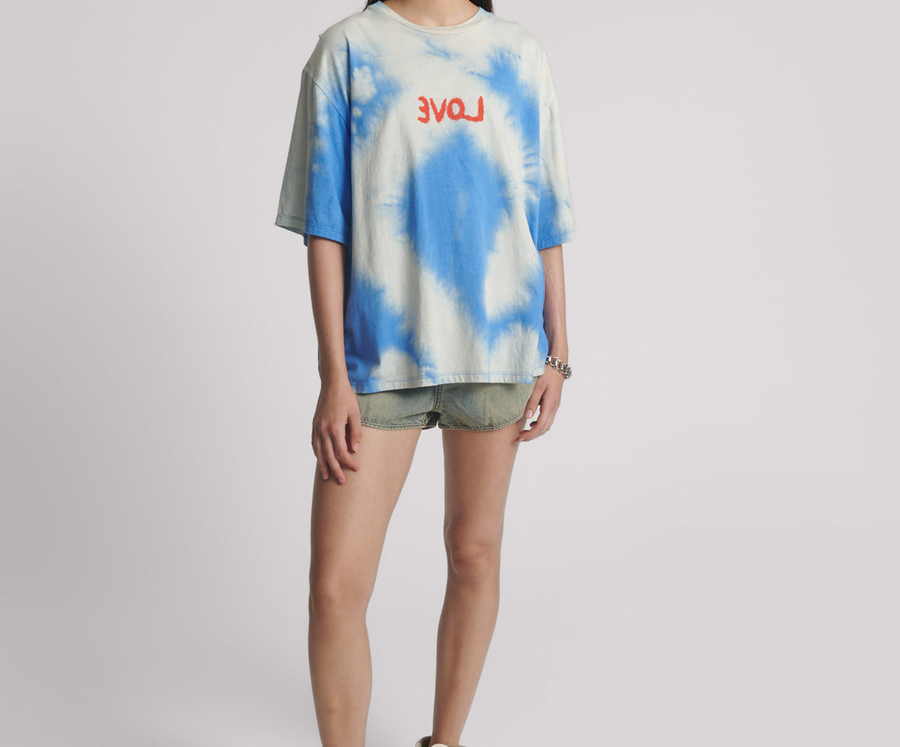 Rouge Love Kobe Tee - Blue Tie Dye