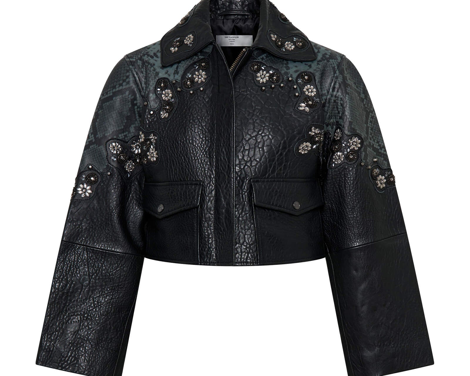 Matador Leather Cropped Jacket - Black