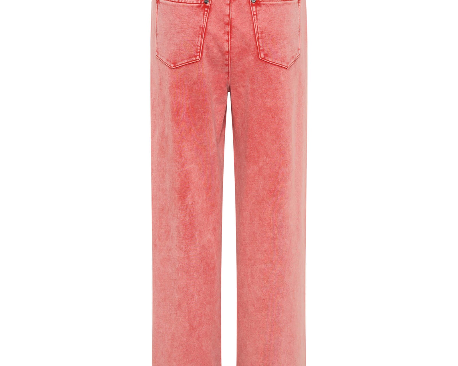 Wide Leg Sweatpants - Hyper Coral Pink